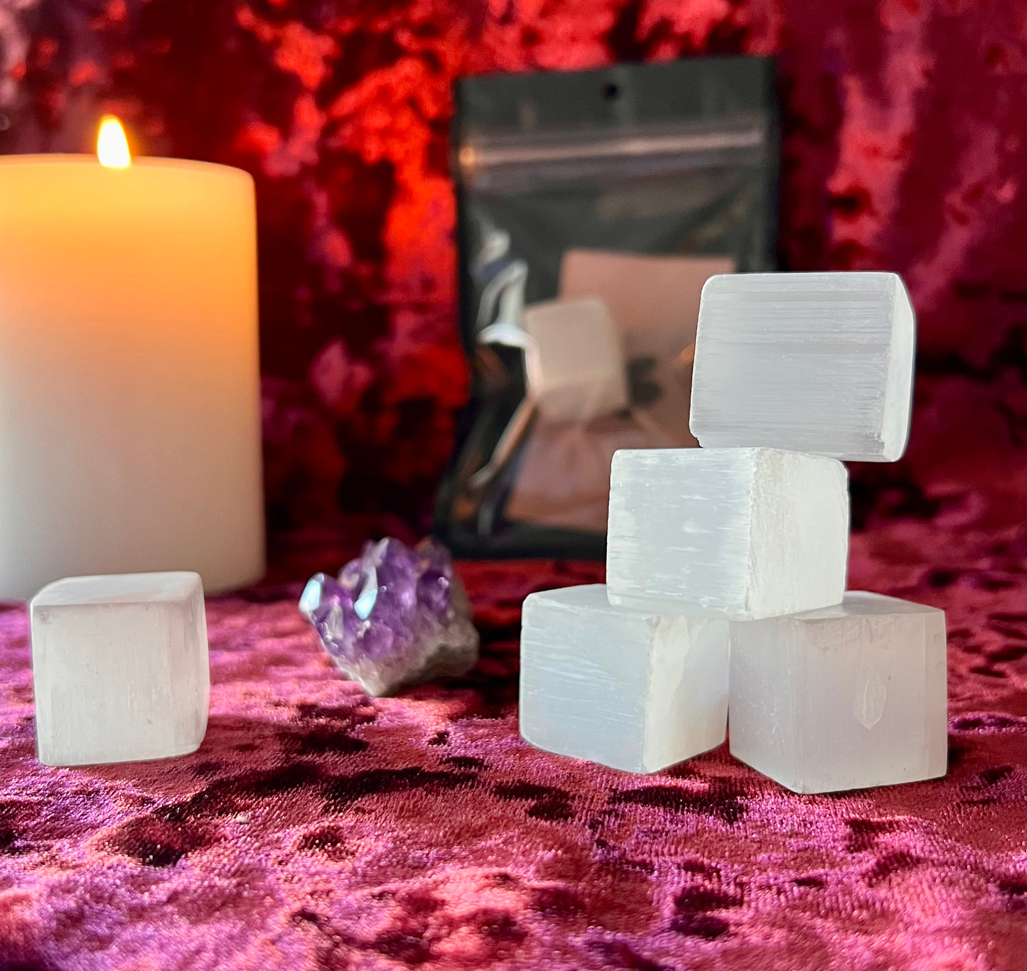 Selenite Cube