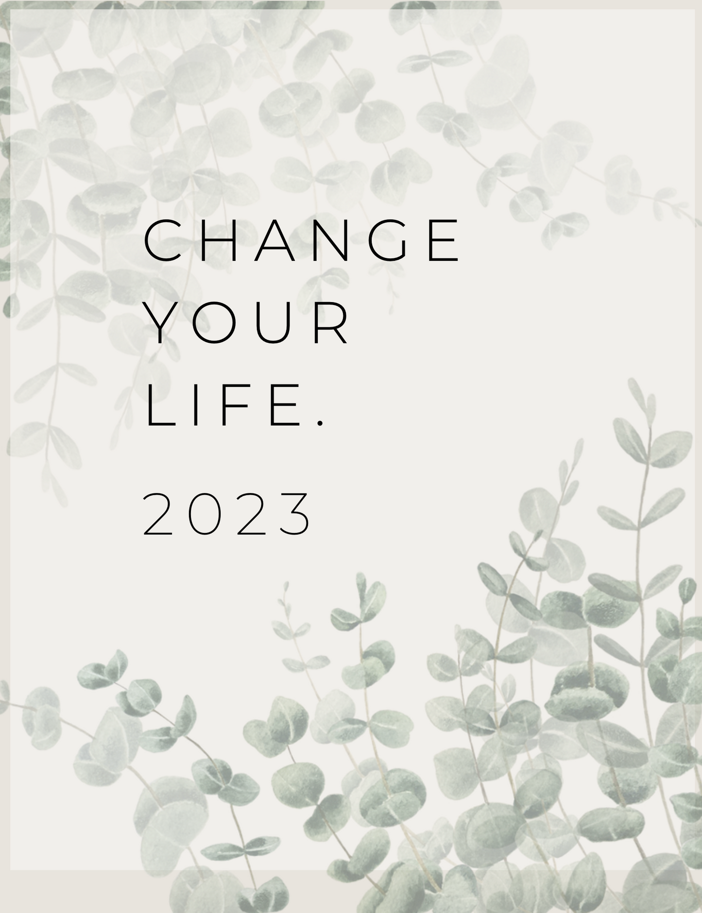 Life Changing Planner Printable PDF